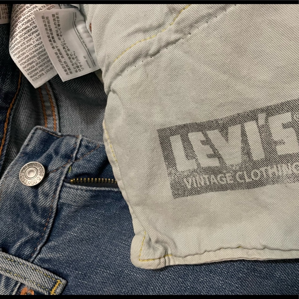 LEVI’S 1950’s Vintage Clothing 701 Jeans NWT Sz 29 Teen Doll - Picture 11 of 15